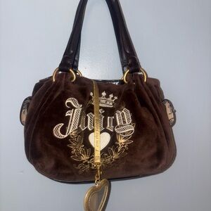 Juicy Couture Dark Brown Shoulder Bag